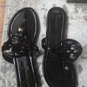 Tory Burch Miller Patent Leather Sandals